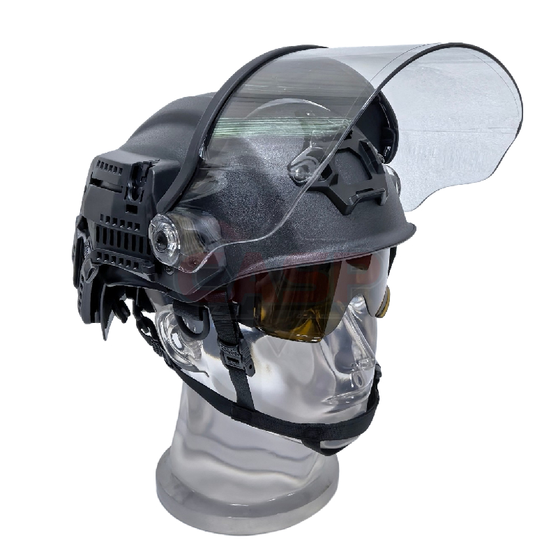 CASP 四代防暴头盔+面罩 + 3 防红绿蓝激光镜片